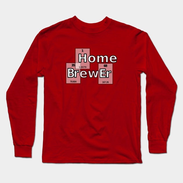 Periodic Homebrewer Long Sleeve T-Shirt by PerzellBrewing